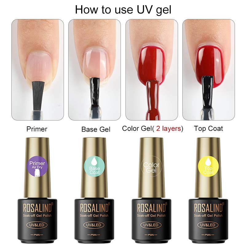Nail Dehydrator Primer - 로잘린 탑 베이스 코트 네일 젤