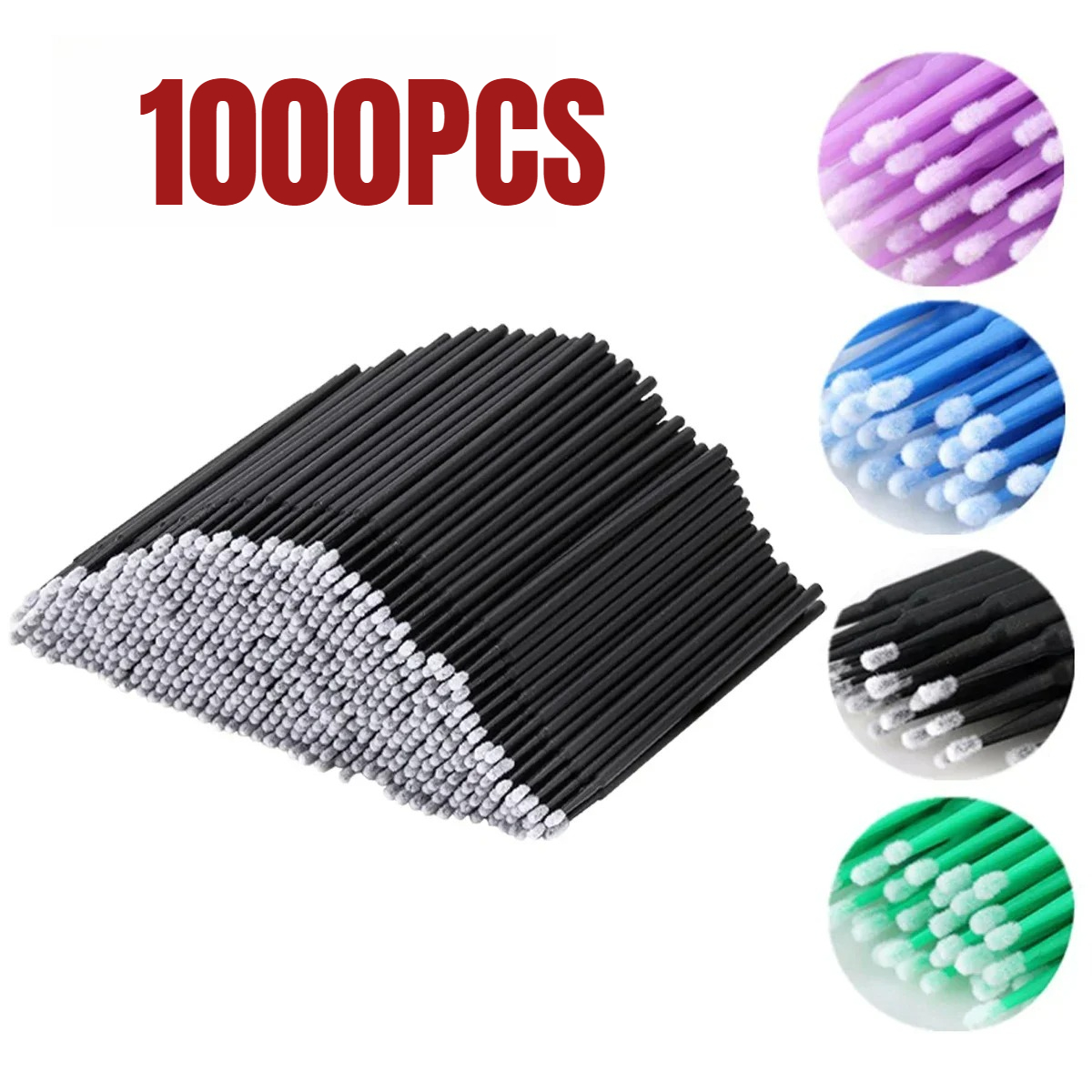 Beauty Makeup Brands - 1000/500PCS 속눈썹 청소 브러시 ​​매우 다채로운