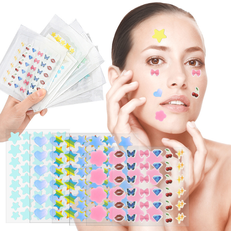 Beauty Makeup Tool - 컬러 만화 여드름 패치 스킨케어 스티커
