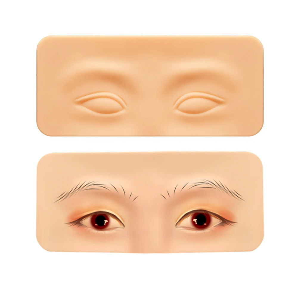 Beauty Makeup Academy - 실리콘 눈썹 문신 연습용 트레이닝 스킨