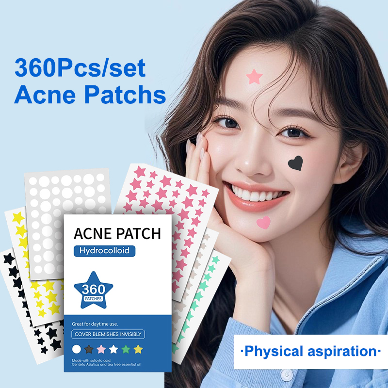 Beauty Makeup Tool - 360개 컬러풀 투명 여드름 제거 하이드로콜로이드