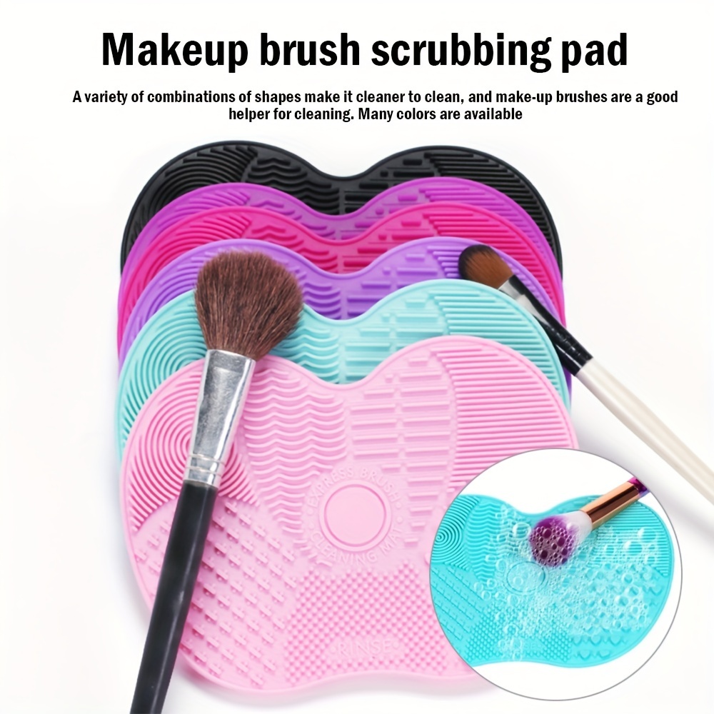 Beauty Makeup Brands - 사과 모양의 실리콘 메이크업 브러쉬 청소