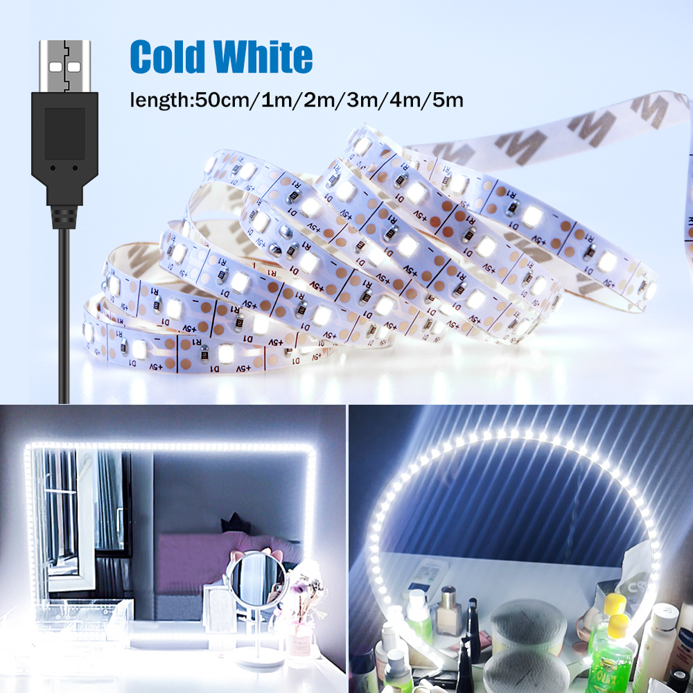 Beauty Makeup Light - DC5V LED 메이크업 거울 라이트 스트립