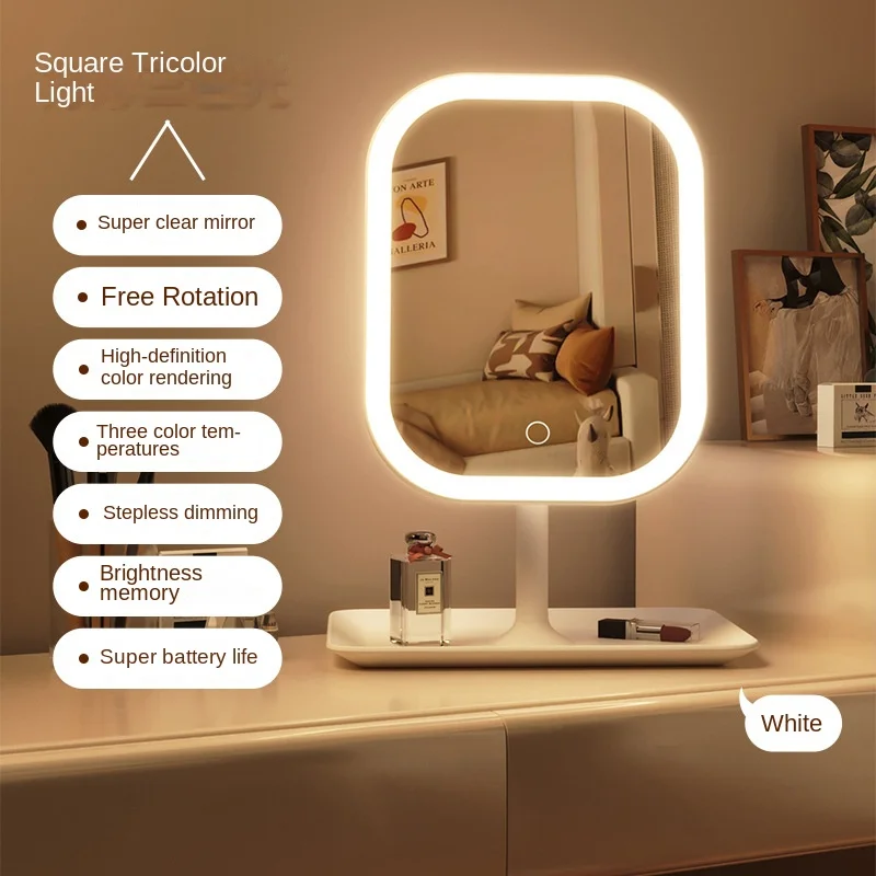 Beauty Makeup Light - 새로운 LED 모던 데스크탑 화장대 거울,