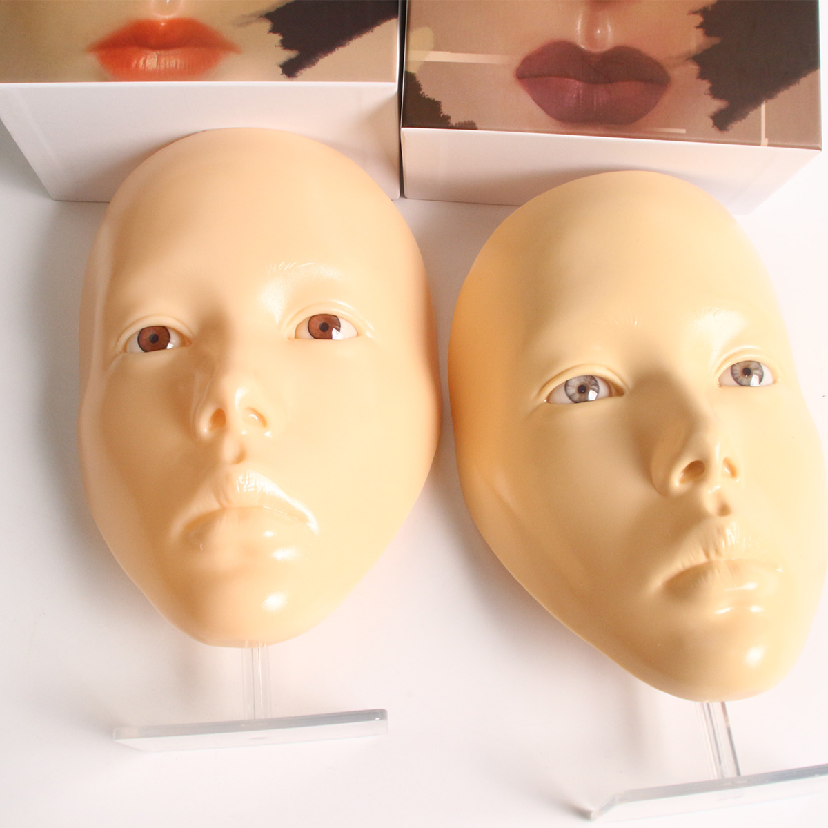 1박스 풀 페이스 재사용 가능한 메이크업 보드 실리콘  - Beauty Makeup Academy 리뷰 및 가격