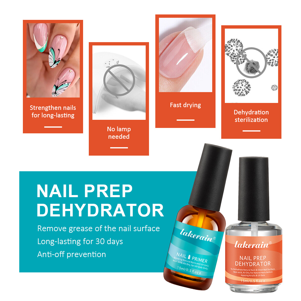 네일 프라이머 세트 빠른 건조 프렙 탈수제 클린 & 연 - Nail Dehydrator Primer 리뷰 및 가격