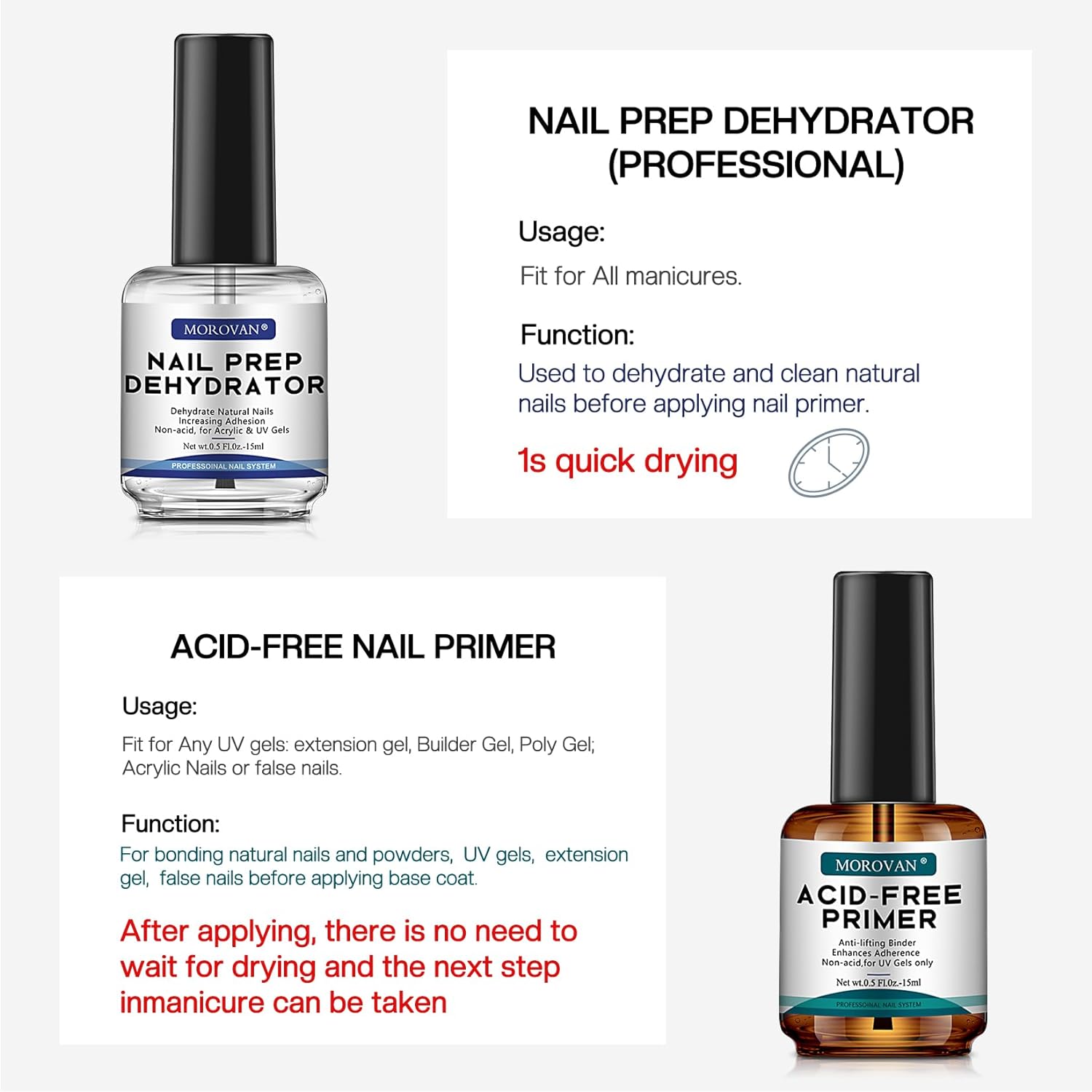 전문가용 천연 네일 준비 탈수기 및 네일 무산성 프라이 - Nail Dehydrator Primer 리뷰 및 가격