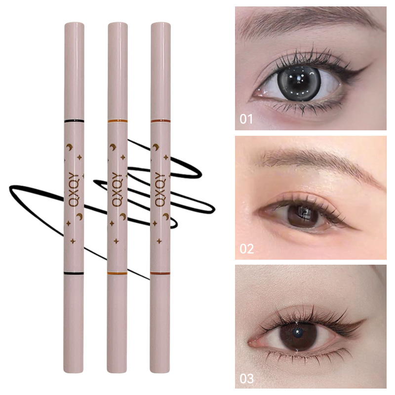 QXQY 더블 헤드 아이라이너, 투인원 아이브로우 펜슬 - Beauty Makeup Brands 리뷰 및 가격