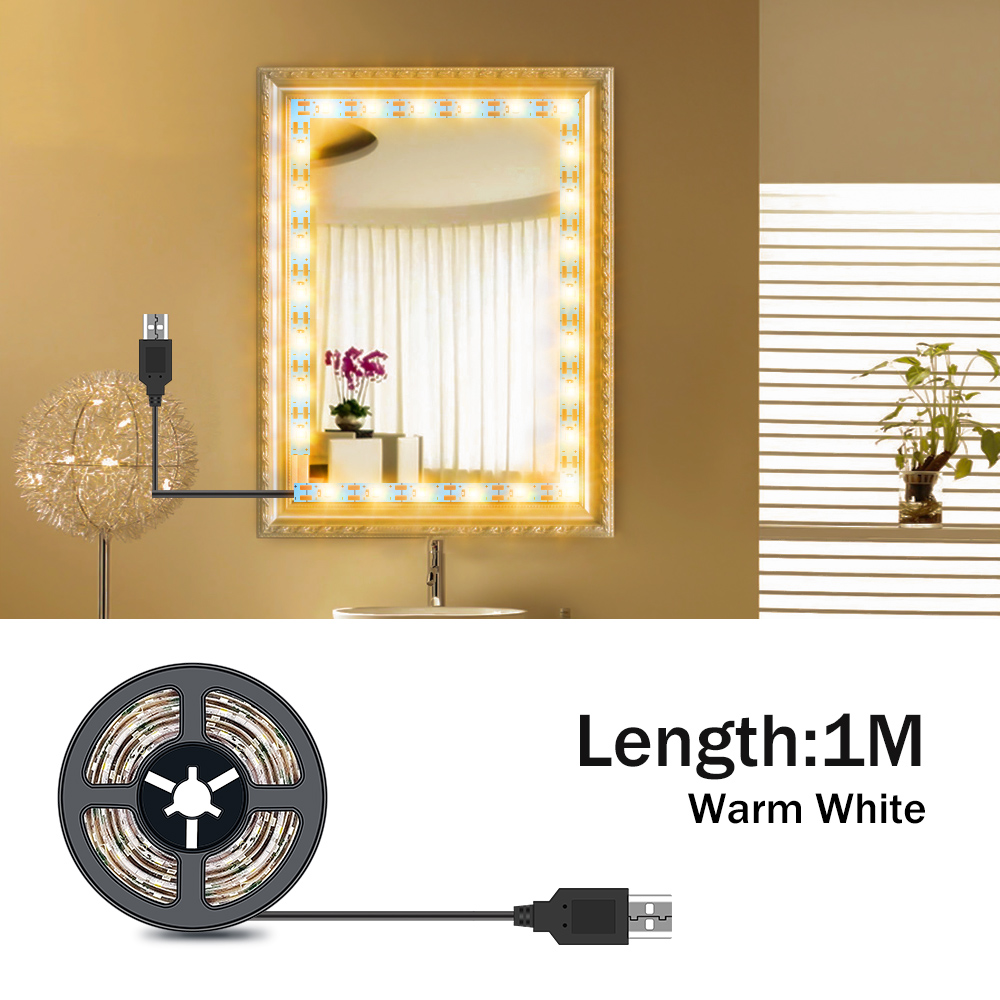 DC5V LED 메이크업 거울 라이트 스트립 USB 드 - Beauty Makeup Light 리뷰 및 가격