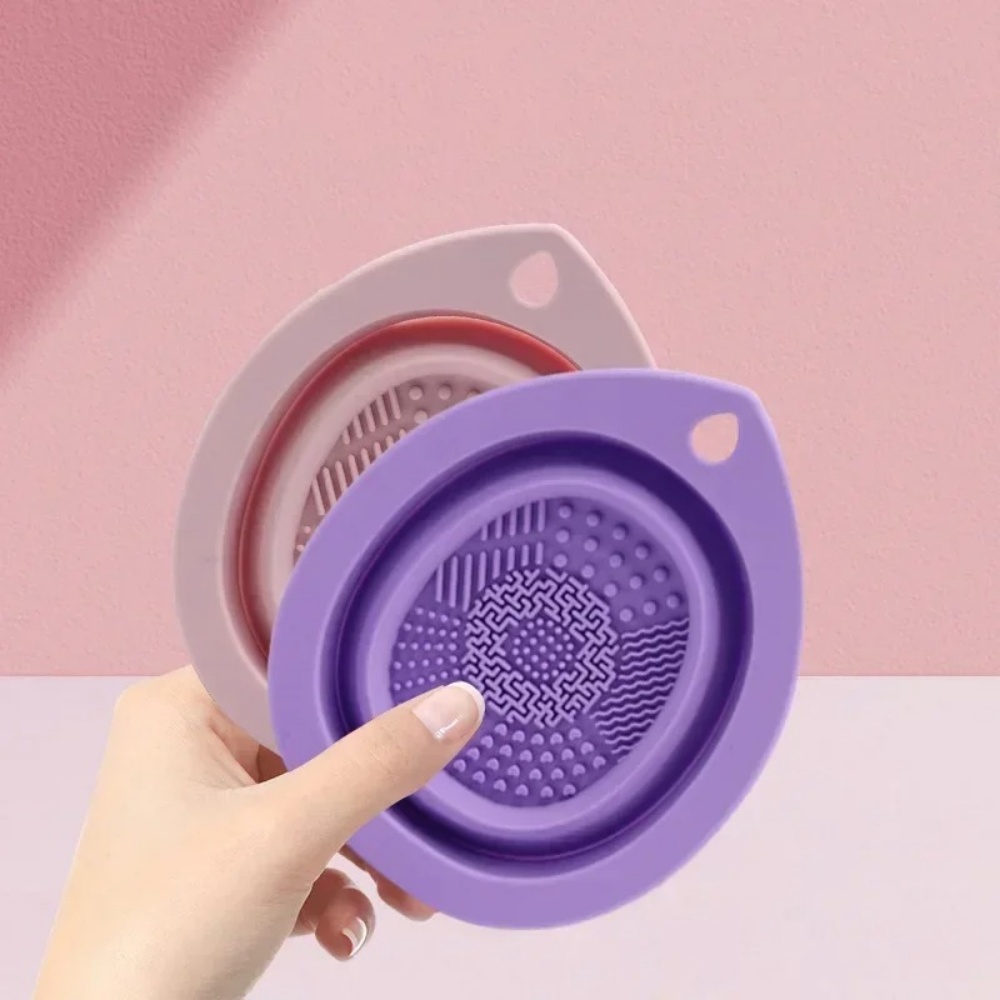 실리콘 메이크업 브러쉬 청소 그릇 접이식 세척 매트 휴 - Beauty Makeup Brands 리뷰 및 가격