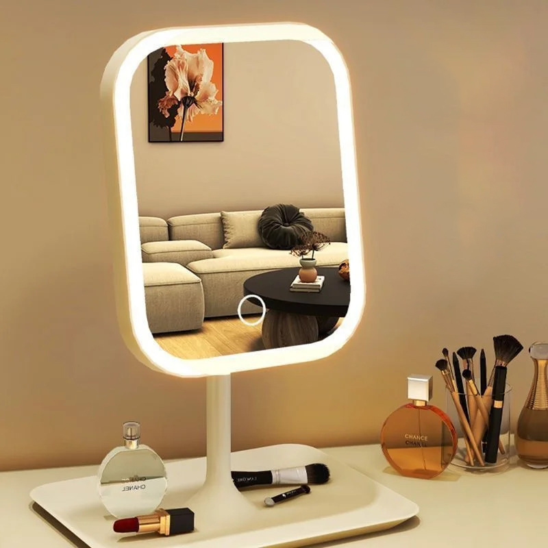 새로운 LED 모던 데스크탑 화장대 거울, 휴대용 3색 - Beauty Makeup Light 리뷰 및 가격