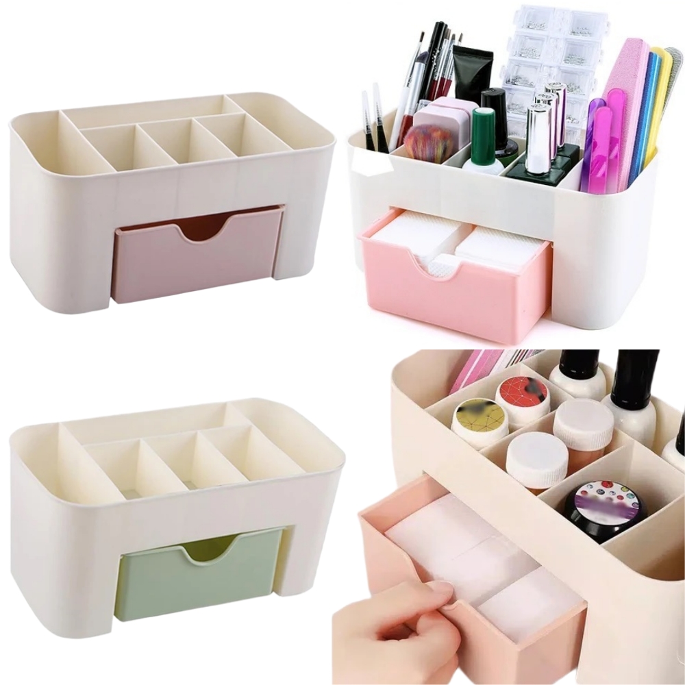 네일 아트 주최자 데스크탑 서랍 화장품 보관 상자 메이 - Beauty Makeup Brands 리뷰 및 가격