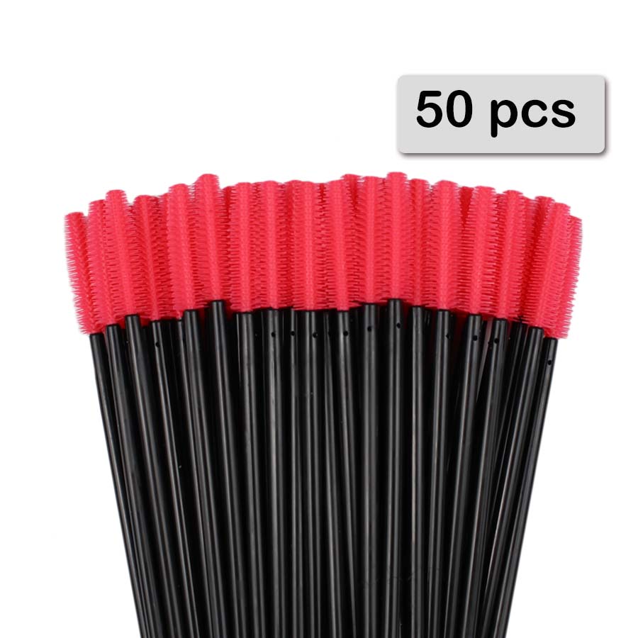 50pcs 실리콘 마스카라 완드 애플리케이터 일회용 속 - Beauty Makeup Brands 리뷰 및 가격