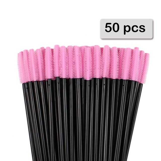 50pcs 실리콘 마스카라 완드 애플리케이터 일회용 속 - Beauty Makeup Brands 리뷰 및 가격