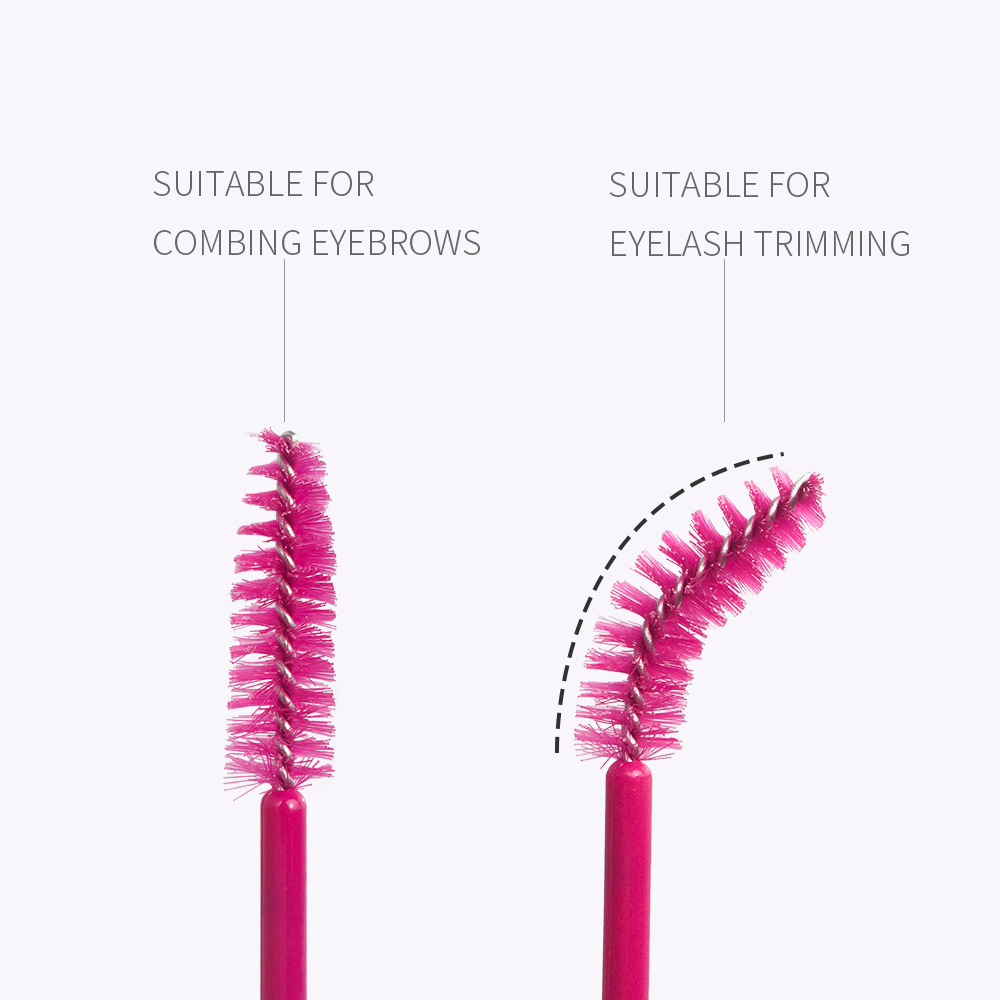 100Pcs 일회용 마이크로 속눈썹 빗 브러시 스풀러  - Beauty Makeup Brands 리뷰 및 가격