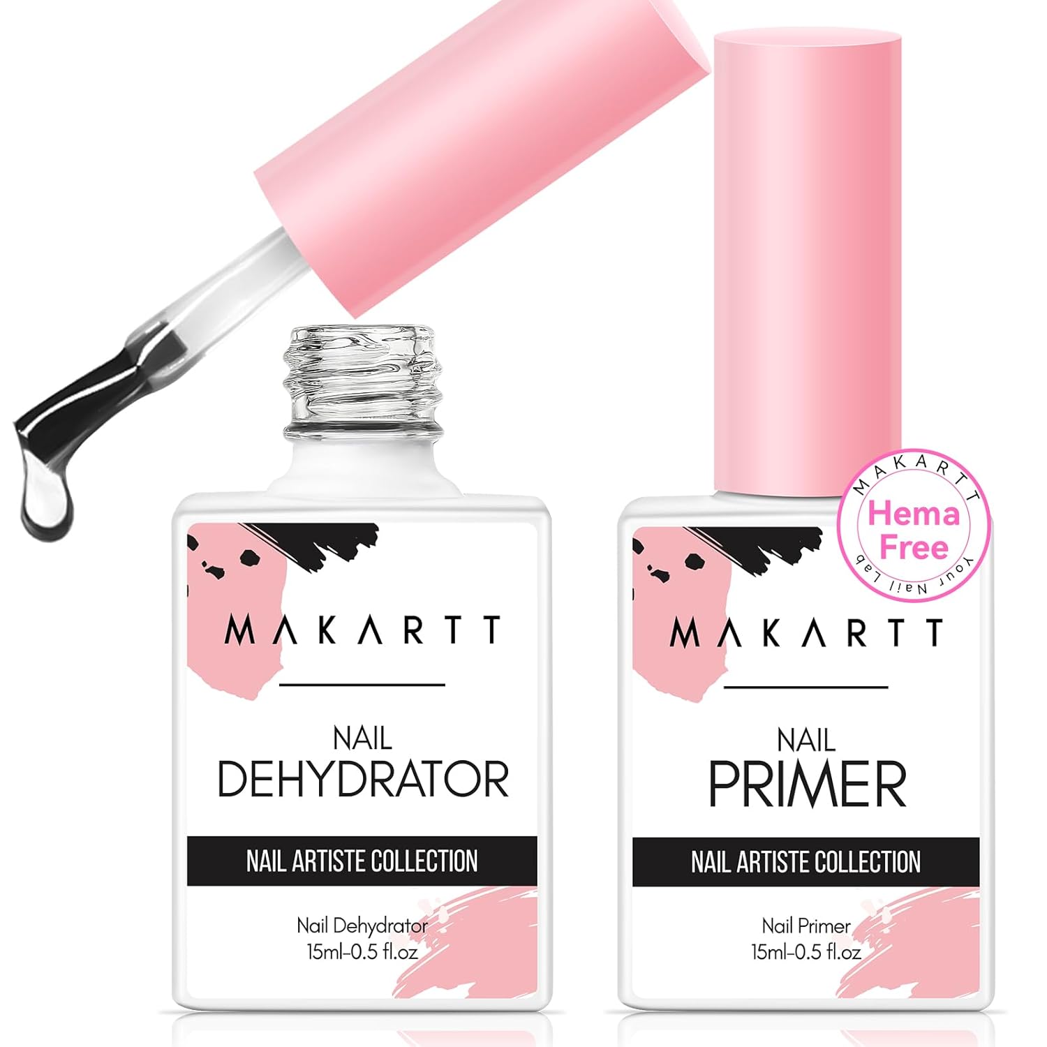 2Pcs 산성 프리 천연 네일 준비 탈수 및 본드 프라 - Nail Dehydrator Primer 리뷰 및 가격